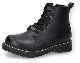 Dockers by Gerli Unisex - Kinder Combat Boots, Jungen,Mädchen Stiefeletten,schnürstiefel,Stiefel,Bootee,Booties,schwarz,33 EU