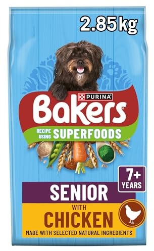 BAKERS Senior Chicken with Vegetables Dry Dog Food 2.85kg