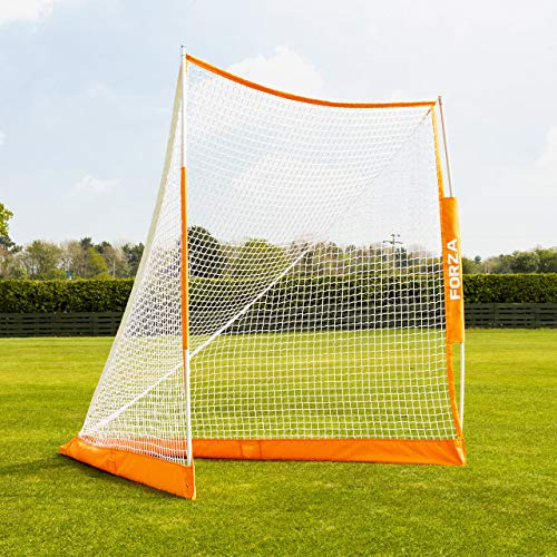 FORZA ProFlex Pop-Up Lacrosse Goal | 6ft x 6ft Regulation Training Net with Heavy Duty Steel Frame | Quick Setup - Carry Bag & Pegs Included