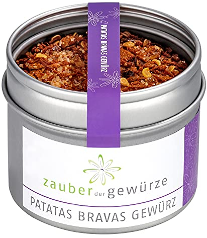 Zauber der Gewürze Patatas Bravas Gewürz | spanische Gewürzmischung für pikante Kartoffel-Würfel Patatas Bravas und Patatas Bravas Dip, Kartoffel-Gewürz, Tapas-Gewürz, Premium-Qualität, 85 g