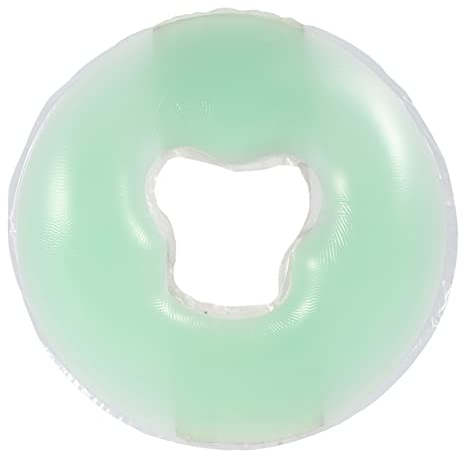 Gesicht Gelkissen, Viskoelastische Gesichtsauflage für die Kopfstütze oder Nasenschlitze der Massageliege, waschbar und pflegeleicht, 1 Stück(hellgrün)