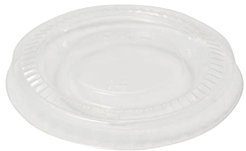 Vegware Compostable PLA Round 1oz Portion Pot Lids - 1x5000