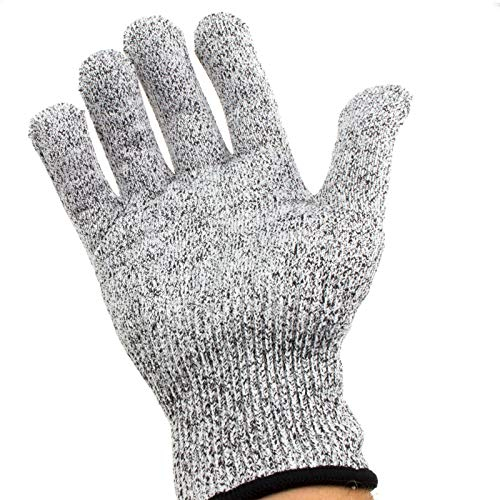 Cut Resistant Safety Work Gloves EN388 Level 5 Washable LARGE [Large]