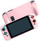 Coholl Silikon schutzhülle für Nintendo Switch, Griffabdeckung mit Stoßdämpfung und kratzfestem Design, trennbare Schutzhülle(Rosa)