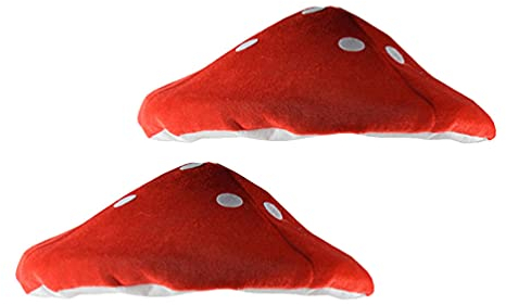 STOBOK Roter Pilzhut Lustiges Pilzhut-Kostüm Pilz-Kostüm-Hut. Lustige Kinder Hüte Pilzf?rmiger Hut 2Pcs Pilz Hut Kostüm Zubehör für Festival Decor Pilz Hut für Party