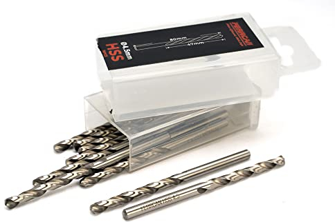 Ferrcan HSS Metallbohrer für Metall HSS DIN338 M2, 7-10 mm (Packung mit 10 Stück pro Maß) (4.5mm)