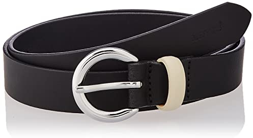 LEVIS FOOTWEAR AND ACCESSORIES Damen Larkspur-Wordmark Logo Belt, Regular Black, 80