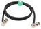 HangTon High Flex 12G 3G HD SDI 75 ohm cavo video coassiale 4K 60fps ad angolo retto BNC Canare LV-61S per telecamera Monitor 2M