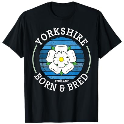 Yorkshire England Born & Bred Funny UK Northern Yorkshire T-Shirt