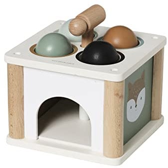 VERTBAUDETBaby Hammerspiel „Grüner Wald“, Holz FSC Mehrfarbig/waschbärONE Size