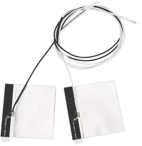 2 Pezzi Antenna WiFi Interna M.2 NGFF MHF4 2.4GHz 5GHz con Adesivo per Notebook Laptop PC Desktop Fai da Te