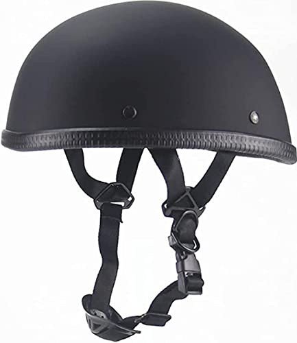 Halbschale Jet-Helm,ECE-Zertifiziert Retro Motorrad Halbhelm Brain-Cap Roller-Helm Scooter-Helm Für Männer Und Frauen Halbschalehelm Fahrrad Cruiser Chopper Moped Roller