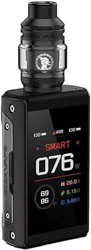 GEEKVAPE T200 Aegis Touch Kit | Original Geekvape T200 (Aegis Touch) Starter Kit 200W mit Z 2021 Tank Fit Z Spulen kein Nikotin Kompakt