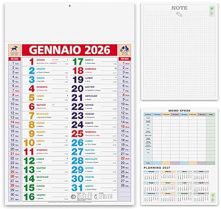Illustrierter Wandkalender 2024 Holländisch mehrfarbig 12 Blatt beidseitig beschichtetes Papier Internationale Feiertage Heilige und Monde Niederländisch