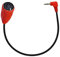 AWADUO Cavo DIN a 5 pin, MIDI DIN 5 pin femmina a 90 gradi, 3,5 mm, connettore TRS stereo Jack audio per altoparlanti, amplificatori, mixe, tastiera MIDI (0,5 m/1,7 ft/rosso)