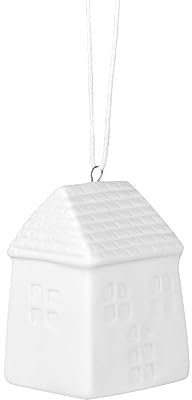 Räder Hausanhänger - Vier Wände - Weihnachtsbaumschmuck - Porzellan - Weihnachten