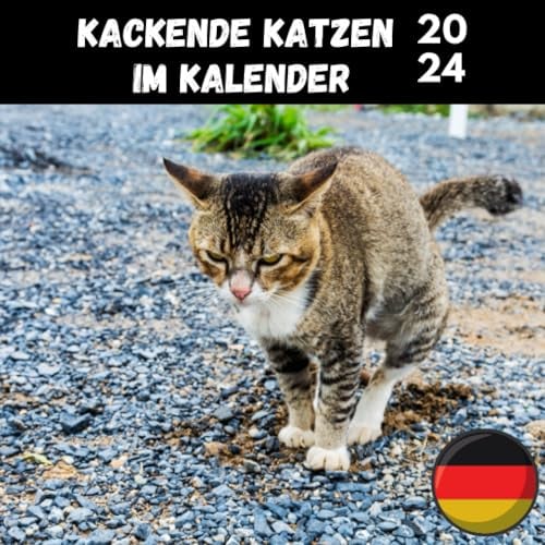 Kackende Katzen Kalender 2024