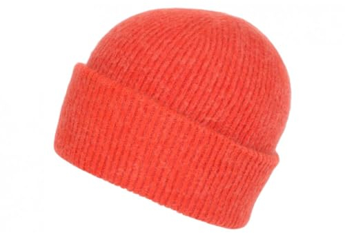Nyls Création Angora-Mütze Orange aus weicher Wolle und Klasse Antje – Größe: Einheitsgröße – Farbe: Orange – Unisex, Orange, Einheitsgröße