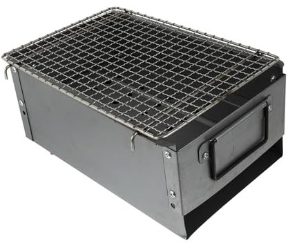 Sosoport Barbecue Stufa Robusta Costruzione in Lega Di Ferro Griglia Portatile Per Esterni Per Barbecue in Famiglia
