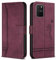 Bravoday Hülle für Samsung Galaxy S10 Lite, PU Leder Flip Case mit Kartenfächern, Kickstand & Magnetverschluss, Weinrot