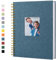 Hiwhy Scrapbook Fotoalben Leineneinband 28x20,5 cm 80 Seiten Hardcover Kraft Weiß Seiten Erinnerung Scrapbooking Buch für Hochzeit Reise Baby Dusche Gästebuch, Dunkelblau