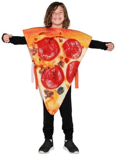 Spooktacular Creations Costume unisex da pizza e hotdog per bambini, accessorio per costume di Halloween, divertente, per feste, piccolo (5-7 anni)