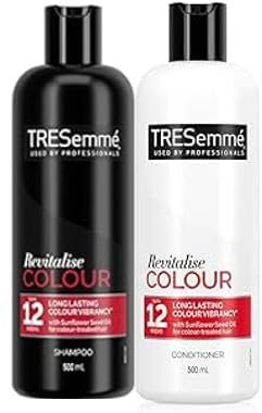 Tresemmé Luxurious Hydration Duo Shampoo und Conditioner, je 500 ml, für gefärbtes Haar, hält das Haar lebendig
