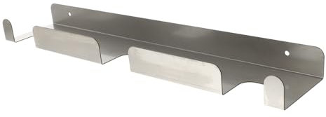 MUSISALY 1pezzi Mensola Da Parete Sospesa in Acciaio Resistente Scaffale Portaoggetti Supporto Per Oggetti Vari Design Semplice Ed Elegante Per Pareti Interne