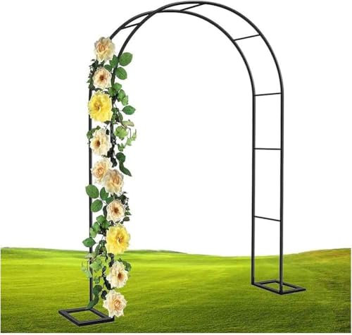 Large 3.5M Metal Garden Arch Trellis Sturdy Iron Pergola for Wedding Decoration Weather Resistant Rose Arch