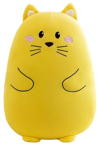 Cpoeof Cuscino Peluche Gatto da 30cm,Adorabile Gatto Orsetto da Coccolare, Giocattolo in Peluche Regalo Idea per Bambini e Ragazze, Pelouche Accogliente(Gatto,30cm)