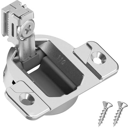 Lot de 4 charnières de rechange Blum compactes à visser à 110 degrés à fermeture automatique, adaptées pour les charnières d'armoire latérales ouvertes, les charnières de porte d'armoire, remplacement