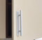 SSYR&P 2 Tiradores Autoadhesivos para Muebles, tiradores de Acero inoxidable, sin taladrar, para armario, cocina, puerta corredera, puerta de balcón,cajones,Puerta de cristal.150 x 25 mm (Blanco)