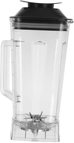 VALICLUD Jarra de Repuesto para Licuadora Comercial Vaso de Plástico Transparente para Batidos y Leche Vegetal Recipiente Resistente y Estable para Máquina Multifunción de Reutilizable