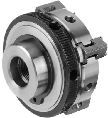 Spannfutter K02-50 50 mm Mini 4 Backen umkehrbar selbstzentrierend M14 Gewindemontage Drehbank manuelles Spannfutter