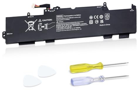 SS03XL Laptop Batterie 11,55V 50Wh Compatible avec HP EliteBook 840 G5 G6, EliteBook 730 735 740 745 830 846 G5, EliteBook 735 745 830, ZBook 14U HSN-I13C-4 HSTNN-LB8G