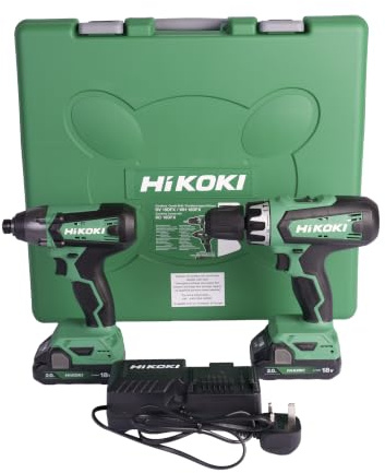 HIKOKI KC18DFXJAZ Lot de 2 batteries Li-ion 18 V 2 x 2,0 Ah
