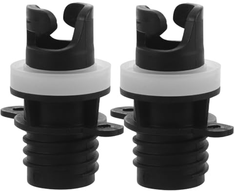 STOBAZA 2 Pcs Air Pump Adaptor for Paddle Board and Kayak | PVC body, valve connector, compact shape, hose connection, outdoor kit use
