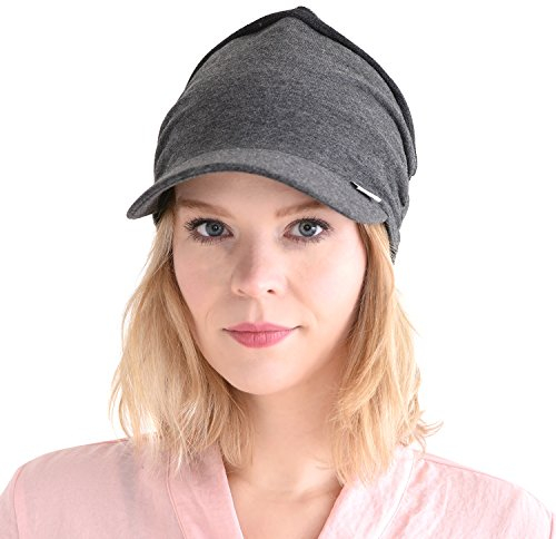 CHARM Damen Sonnenschutz Cap Schirm Hut Golf Tennis Kappe Hut Sonnenblende Visor Dunkelgrau