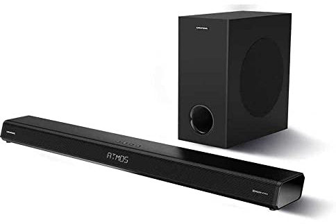 Grundig GSB 950 Atmos Altavoz soundbar 2.1 Canales 120 W Negro