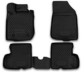 Element Alfombrillas 3D para Nissan Terrano 2014-2016 | 4x2 | SUV | Alfombrillas Coche | 4 Piezas