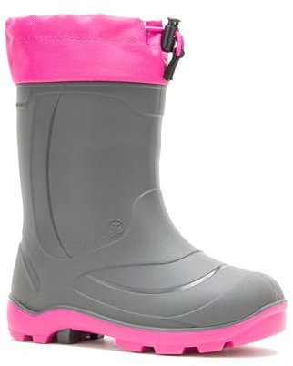 Kamik Kinder Snobuster1 Thermo Gummistiefel, Grau (Charcoal Magenta CHM), 36 EU