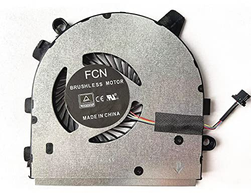 Segoo CPU Cooling Fan Replacement for Dell Inspiron 13 7390 7391 2-in-1 I7390-7100BLK P113G I7391-7520BLK I7391-5537SLV Series 023.100F4.0011 01XVDH (Short)
