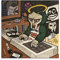 MF DOOM Poster Rapper HipHop Künstler Cookin Soul Album Cover Wandbild Fotodruck Leinwand Ästhetik Dekor 50 x 50 cm