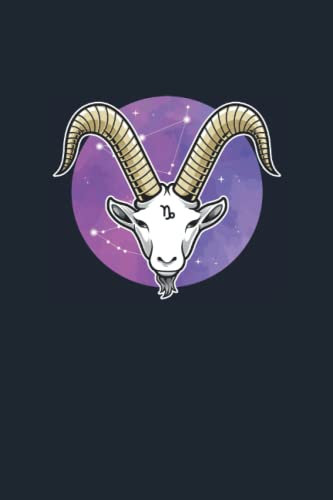 Steinbock Sternzeichen Horoskop: Notizbuch, 120 Seiten, liniert