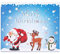 TianWlio Countdown Day Santa Kinder Armband Box DIY Set Die Ankunft der Weihnachtsumschlag Geschenkbox Schal Fürs Leben 2022 (Blue, One Size)
