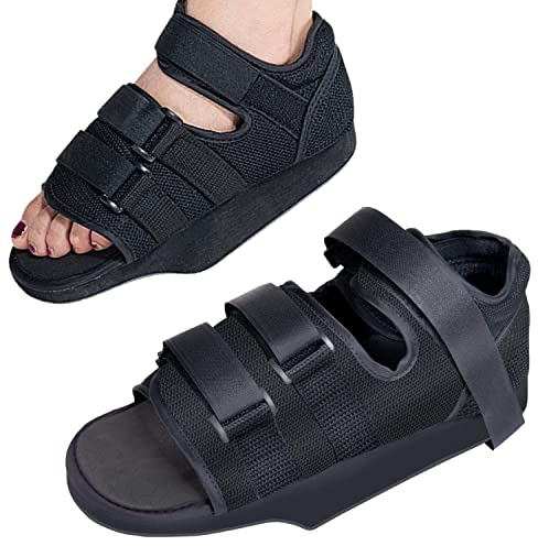 OrtoPrime Tutore Piede Frattura - Scarpa Frattura Piede - Scarpa per Gesso Piede - Scarpa Talus - Scarpa Post Operatoria Alluce Valgo - Scarpone per Frattura Piede BILATERALE S-M-L (39-41)