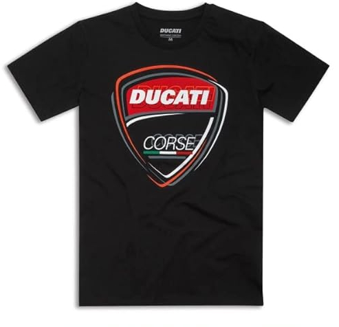 Ducati Corse Sketch 2.0 T-Shirt Größe L, Schwarz