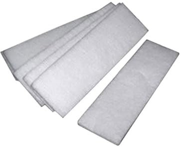 The Stove Wizard Ceramic Wool Sponge 6pcs x 30x10x3cm Bioethanol Fireplace Firebox Safety Extend Fire Life Ethanol Tabletop Smokeless Fires White