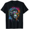 Affe Monkey DJ mit Kopfhörer und Sonnenbrille Disco T-Shirt