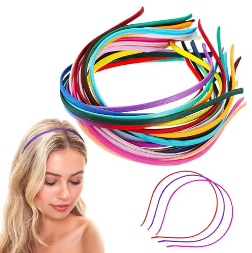 KAYEF 24 Lot de serre tete femme, Lot serre tete fille, bandeaux et accessoires de cheveux pour filles et femmes, adaptés à la toilette du visage et au maquillage, etc.